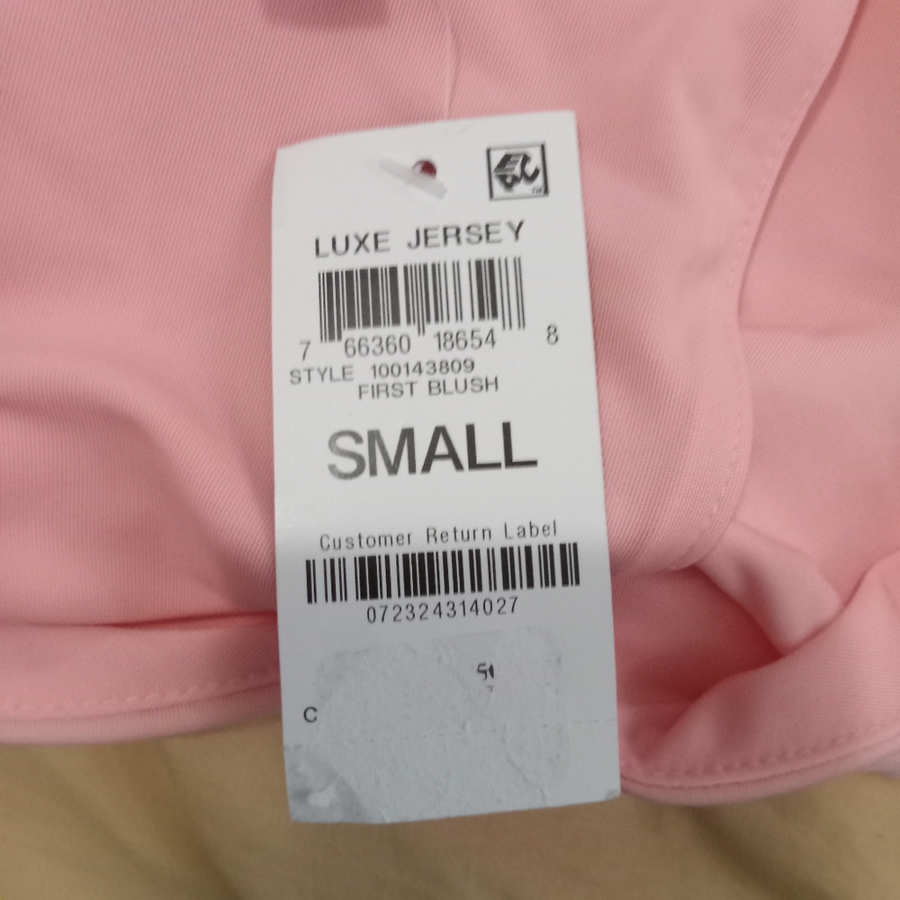 🍑 Womens INC Peach Bodycon Dress Small Fitted Snug Spring Summer Light Party - Picture 5 of 5